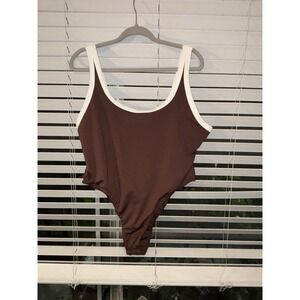 Fashion Nova Black Bodysuit Size 2X NWT